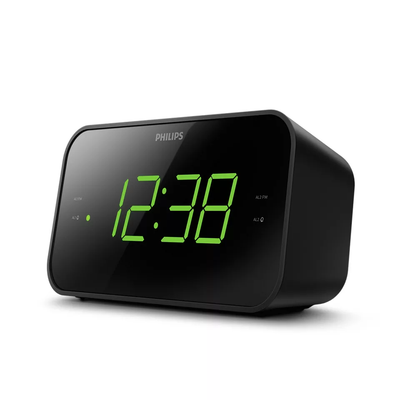 Orë radio Philips TAR3306/12, FM Alarm, e zezë