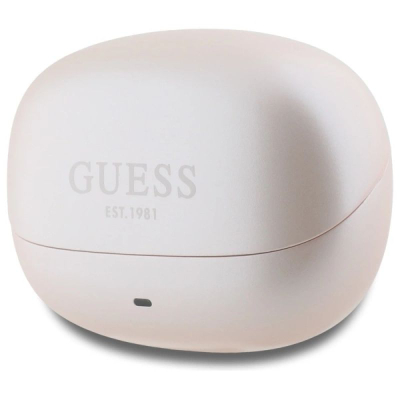 Kufje Bluetooth Guess GUTWST88MCTGP, TWS, me kuti karikimi, rozë e çelët