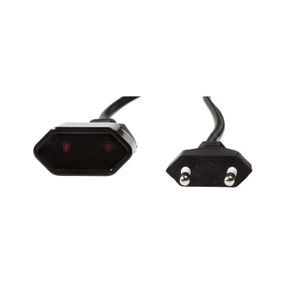 Kabllo zgjatëse e rrymës LogiLink CP123 Euro CEE 7/16, 2m, e zezë - CP123