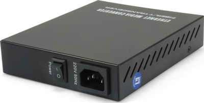 Konvertues rrjeti LevelOne i menaxhueshëm, nga RJ45 në SFP, Gigabit, i zi