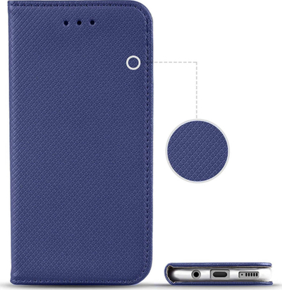 Kabullë telefoni Xiaomi Redmi Note 12S, tip libër, me magnet, blu navy
