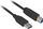 Kabllo Sharkoon USB-A - USB-B, 3m, e zezë