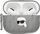 Капак за слушалки Karl Lagerfeld Monogram Karl Head, за AirPods 4, сребрена
