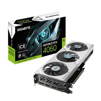Kartelë grafike GIGABYTE NVIDIA GeForce RTX 4060 EAGLE ICE OC, 8GB GDDR6, 2xDP, 2xHDMI