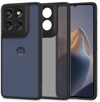 Mbrojtëse telefoni Tech-Protect Magmat për Motorola Edge 60 Fusion, PC TPU, mat, e zezë