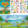 Libër me ngjitësa Askato Sticker Book Dinosaurs, aktivitete për fëmijë, 3+ vjeç, shumëngjyrësh