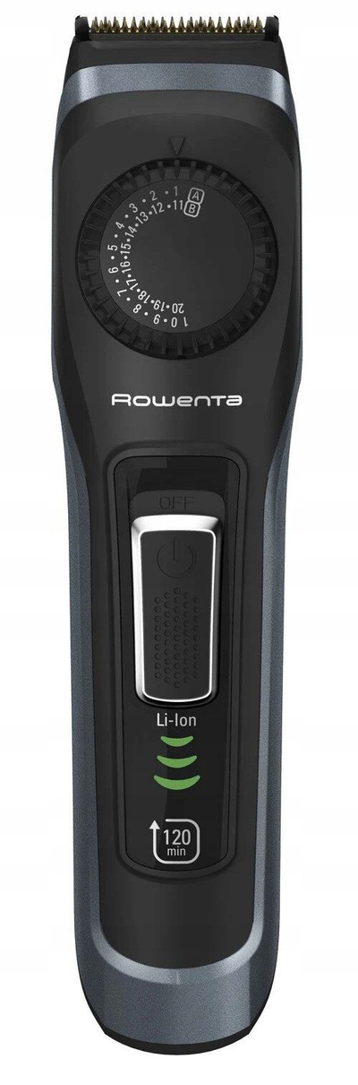 Машинка за шишање и тример за брада Rowenta TN3804E0, полначка, челични сечила, црна