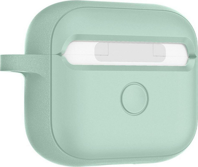 Kuti mbrojtëse Spigen Silicone Fit për Apple AirPods, e gjelbër