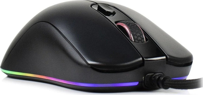 Maus gaming Arozzi Favo 2, shumë i lehtë, me drita RGB, i zi