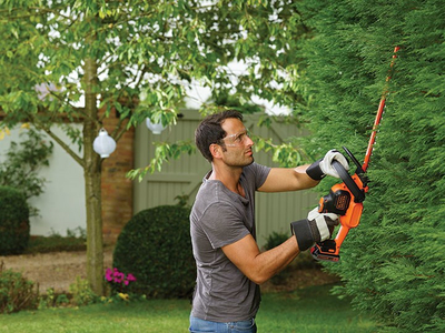 Gërshërë shkurresh Black+Decker GTC18452PC-QW, 45 cm, 18V, portokalli e zezë