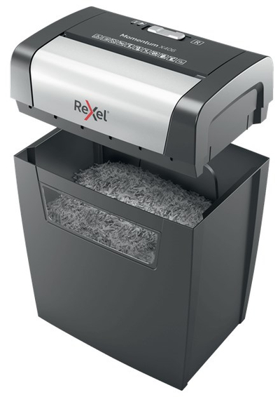 Makinë sharrimi dokumentesh Rexel Momentum X406, P4, 15L, gri