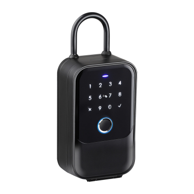 Kuti inteligjente për çelësa Avatto SDL-K5, sensor gishtash, tastierë numerike, e zezë
