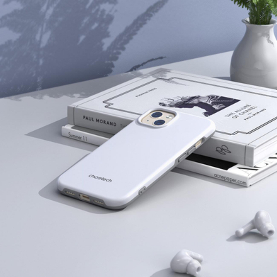 Mbrojtëse telefoni Choetech MFM për iPhone 13, PC+TPU, e bardhë