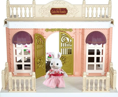 Shpi lodrash Woopie Miliya Cute Pet Family Florist, 18 pjesë, për kalamaj 3+, rozë
