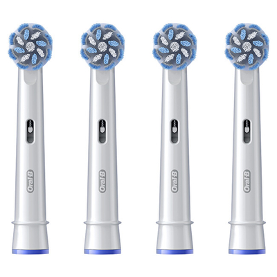 Koka furçe elektrike Oral B PRO Sensitive Clean, 4 copë, të bardha