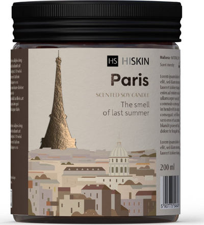 Qiri aromatik Hiskin Bon Voyage Paris, soje, 200 ml, i bardhë