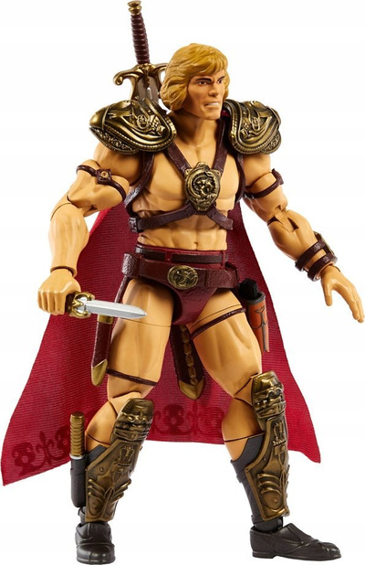Figurine veprimi Mattel Masterverse He-Man HLB55, e artikuluar, me aksesorë, shumëngjyrëshe