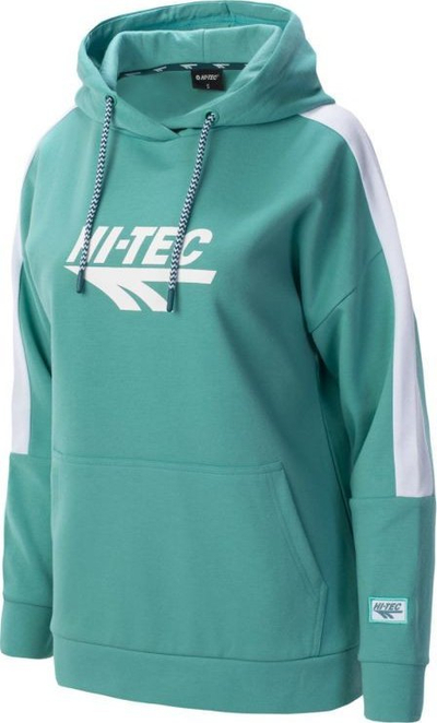 Hanorak goca Hi-Tec Paval II Sweatshirt W, pambuk poliester, me kapuç, blu