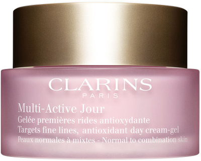 Krem xhel fytyre Clarins Multi-Active Day, lëkurë normale deri të kombinuar, 50ml