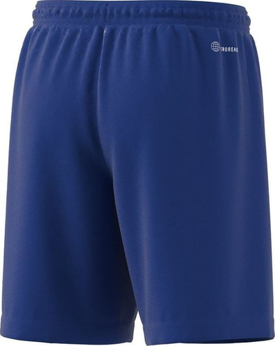 Shorce futbolli për fëmijë Adidas Entrada 22 Jr HG6291, poliester i ricikluar, beli elastik, blu