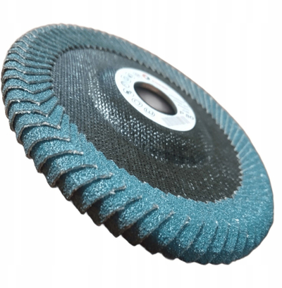 Disk gërryes ANDRE FLAP DISC 125x22.23, granullimi 60, zirkon, blu