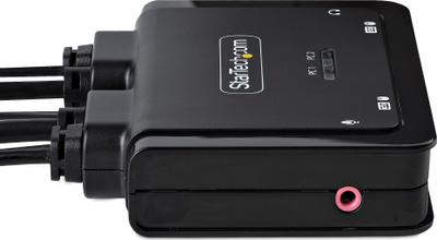 Switch KVM StarTech 2 porta, USB C dhe HDMI, 4K 60Hz, i zi