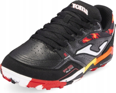 Këpucë futbolli Joma FS Reactive 2401 TF, TF turf, amortizim reaktiv, të zeza shumëngjyrëshe