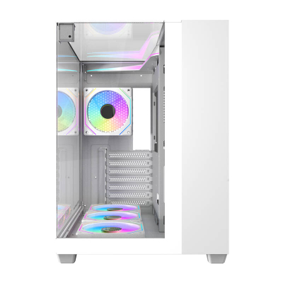 Kuti kompjuterike Darkflash TH285 (e bardhë) B 4 ventilatorë