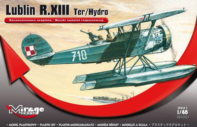 Model aeroplani Mirage Lublin R.XIII TerHydro Maritime 1/48, set ndërtimi plastik