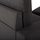 Sofa këndore (HM3237.01), gri/ zezë
