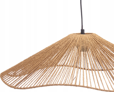 Llambë tavoni Giftdecor Velto, abazhur i endur 55 cm, E27, bezhë