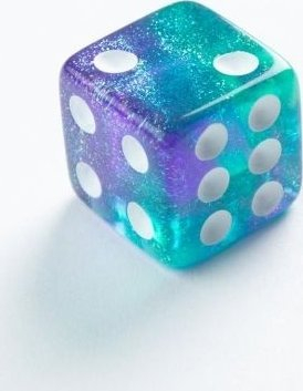 Set zare Gamegenic Galaxy Series D6, 12mm, 36 copë, Neptune