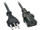 Kabllo rryme Lindy IEC 30418, IEC320 C13, 3m, e zezë