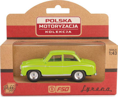 Maket veture Daffi Kolekcja PRL Syrena 104, shkalla 1:43, metal, i gjelbër