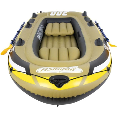 Varkë me ajër Bestway Fishman 300 Set, 252 cm, 3 veta, jeshile