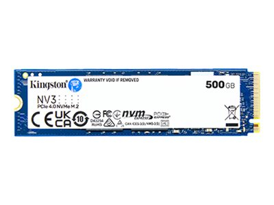 Kingston NV3 - SSD - 500 GB - PCIe 4.0 x4 (NVMe) M.2, SSD i mbrendshëm