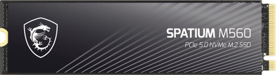 SSD M.2 MSI Spatium M560, 2TB, PCIe 5.0 NVMe, 3D NAND
