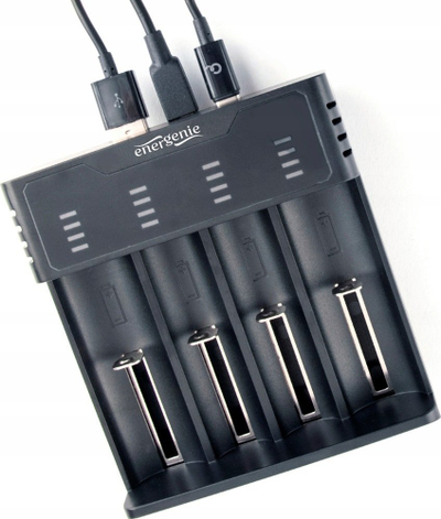 Karikues baterish Gembird BC-USB-02, USB 5V, LED tregues, i zi