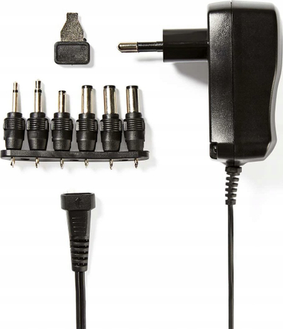 Adapter universal energjie Nedis, 7.2W, 3 12V DC, 6 konektorë