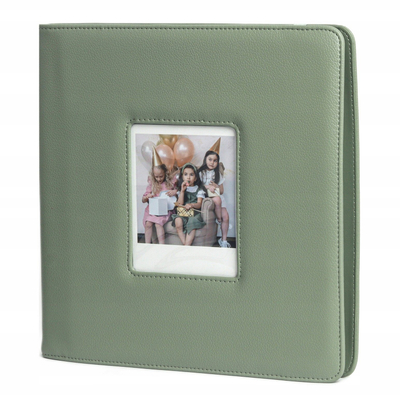 Album fotografish Fuji Instax Wide LOVE INSTANT, 288 foto, e gjelbër ulliri
