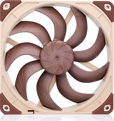 Вентилатор за компјутер Noctua NF-A14x25 G2 PWM Sx2 PP, 140 mm, 1500 rpm, кафен