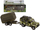 Lodër makinë ushtarake Kids Globe Land Rover, me rimorkio, 26 cm, jeshile kamuflazh