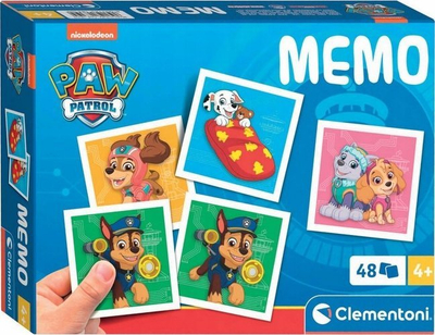 Loja memorie Clementoni Paw Patrol, 48 letra, shumëngjyrëshe