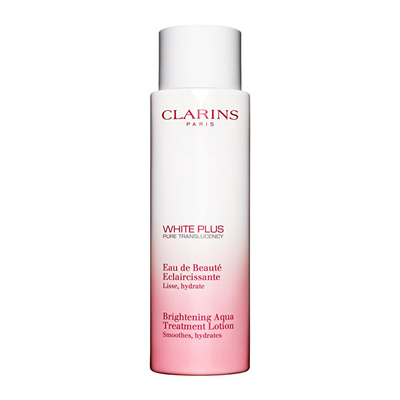 Tonik për fytyrë Clarins White Plus Brightening Aqua Treatment Lotion, 200 ml