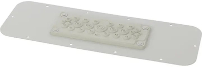 Prizë membranore Pulsar AWOH PM25D, për kuti AWOH, 25 kalime, gri