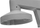 Носач за ѕид за камера за безбедност Hikvision DS-1272ZJ-120, капацитет на оптоварување 4.5 kg, бел