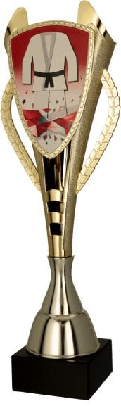 Kupë trofe Victoria Sport Karate, plastike, ngjyrë ari