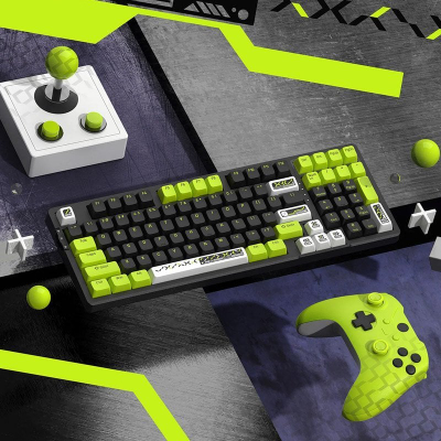 Tastierë mekanike gaming VGN V98Pro V2, Kailh BOX Ice Cream Pro, RGB, wireless, e zezë