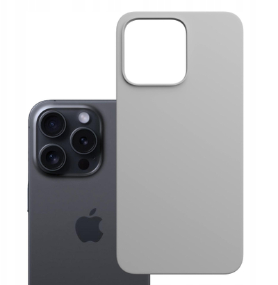 Mbulesë 3MK Hardy MagSilicone për Apple iPhone 16 Pro, kompatibile MagSafe, titanium
