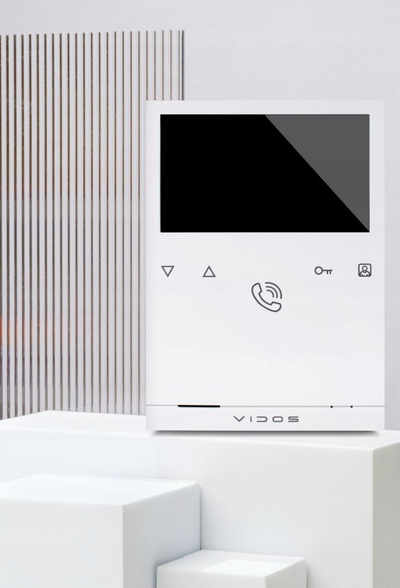 Video interfon Vidos IPX S101-1 M101, kamerë Full HD, ekran 4.3", gri